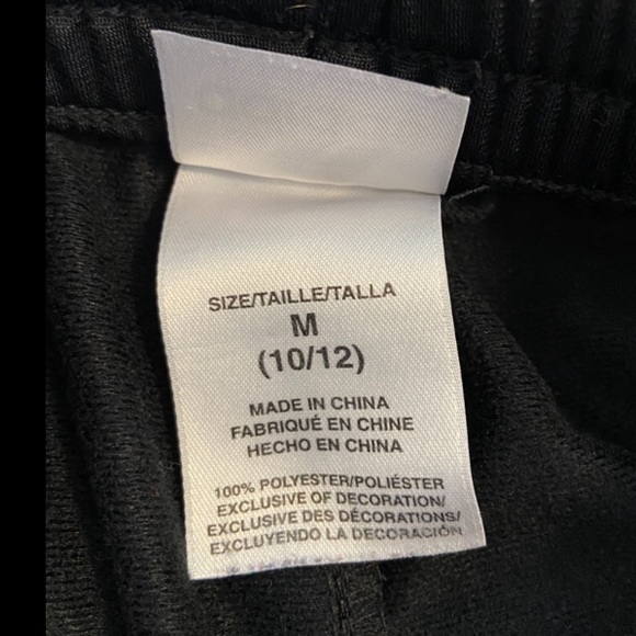 Boys black Adidas pants size 10/12 - Picture 2 of 4